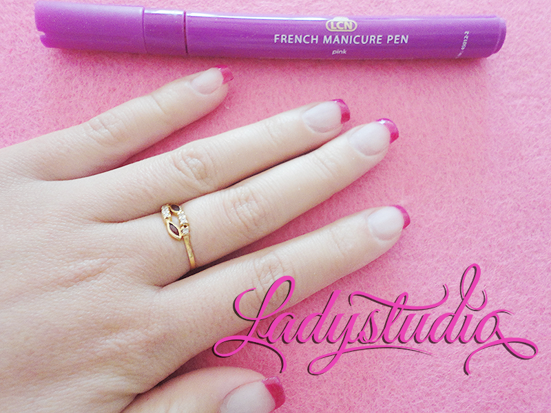 LCN French manicure pen - pink